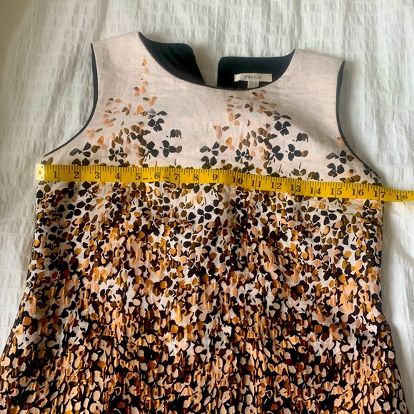 Précis Elegant Dress (Tan, Black & Gold) Size 8 - Picture 2 of 4